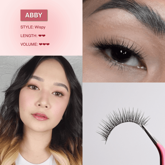Mega Lash Glair Airy Kit (Lashes + Glue + Brush + Tweezers)