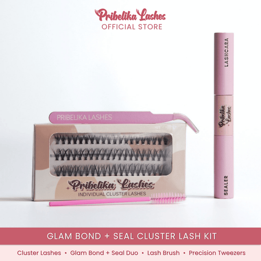 Pribelika Glam Bond + Seal Cluster Lashes Kit