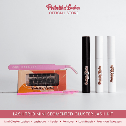 Lash Trio Mini Segmented Cluster Lash Kit (Lashcara + Sealer + Remover)